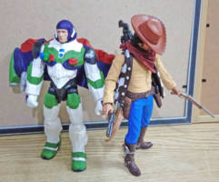 Sheriff Woody Pride & Buzz Lightyear (Toy Story) Custom Action Figure