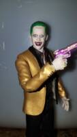 Mafex Suicide Squad Joker Custom Gold Jacket (DC Universe) Custom Action Figure
