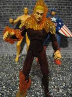 Jim Hammond WW2 Human Torch (Invaders) Custom Action Figure