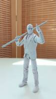 Mr. Knight (Moon Knight) (Marvel Legends) Custom Action Figure