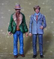 Rick Simon & A J Simon from the TV series Simon & Simon (A-Team) Custom Miniature / Figurine