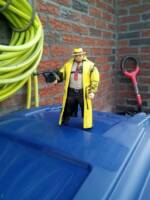 Old man Dick Tracy( just before his angioplasty too many saturated fattening takeout on his many stakeouts) (Dick Tracy) Custom Action Figure