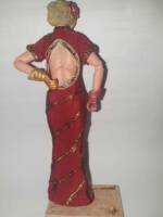 Club Obi Wan - Willie Scott (Indiana Jones) Custom Action Figure [view of the back]