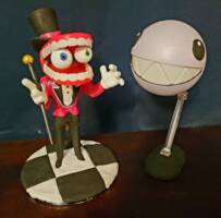 Caine & Bubble (The Amazing Digital Circus) (Misc) Custom Miniature / Figurine