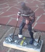 Marvel Zombies Black Panther & Wasp Head (Marvel Legends) Custom Action Figure