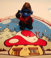 Mountie Smurf (Smurfs) Custom Miniature / Figurine