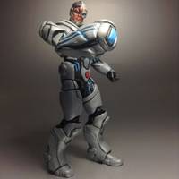 JLA War 52 Concept Cyborg (DC Infinite Heroes) Custom Action Figure