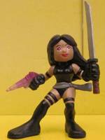 Psylocke X-Force Costume (Super Hero Squad) Custom Action Figure