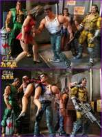 Double Dragon...Billy and Jimmy Lee (Double Dragon) Custom Action Figure [Arrival of the Black Warriors Gang]