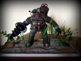 Bioshock Big Daddy Diorama (Bioshock) Custom Diorama / Playset