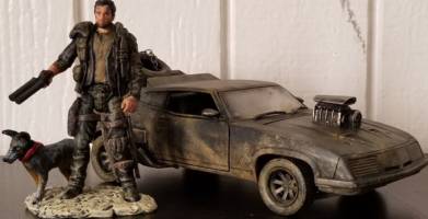 Mad Max and his Interceptor (Mad Max) Custom Action Figure